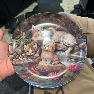 Bradford Charming Kittens Decorative Plate